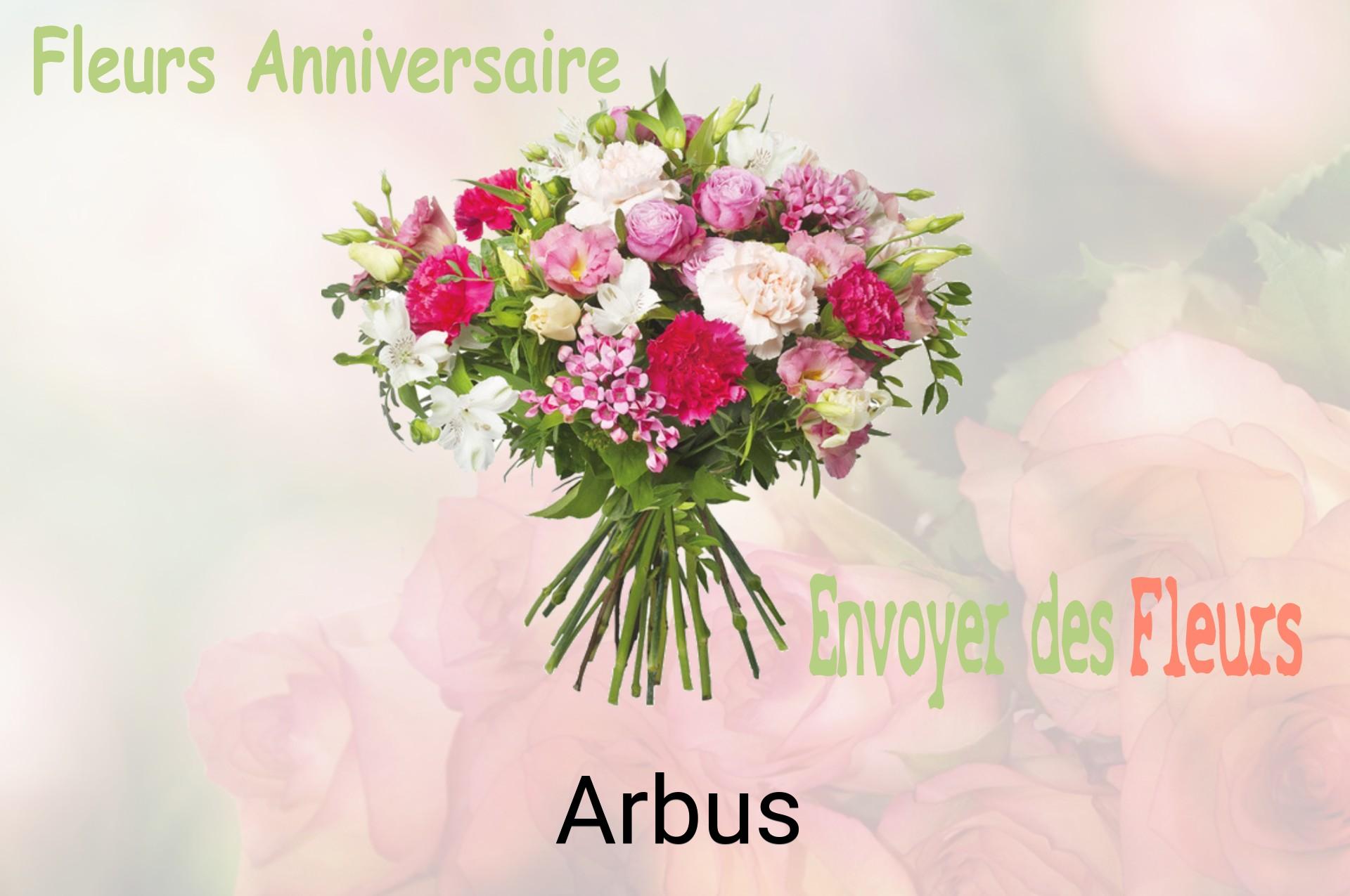 Bouquet de fleurs d’anniversaire livré à Arbus